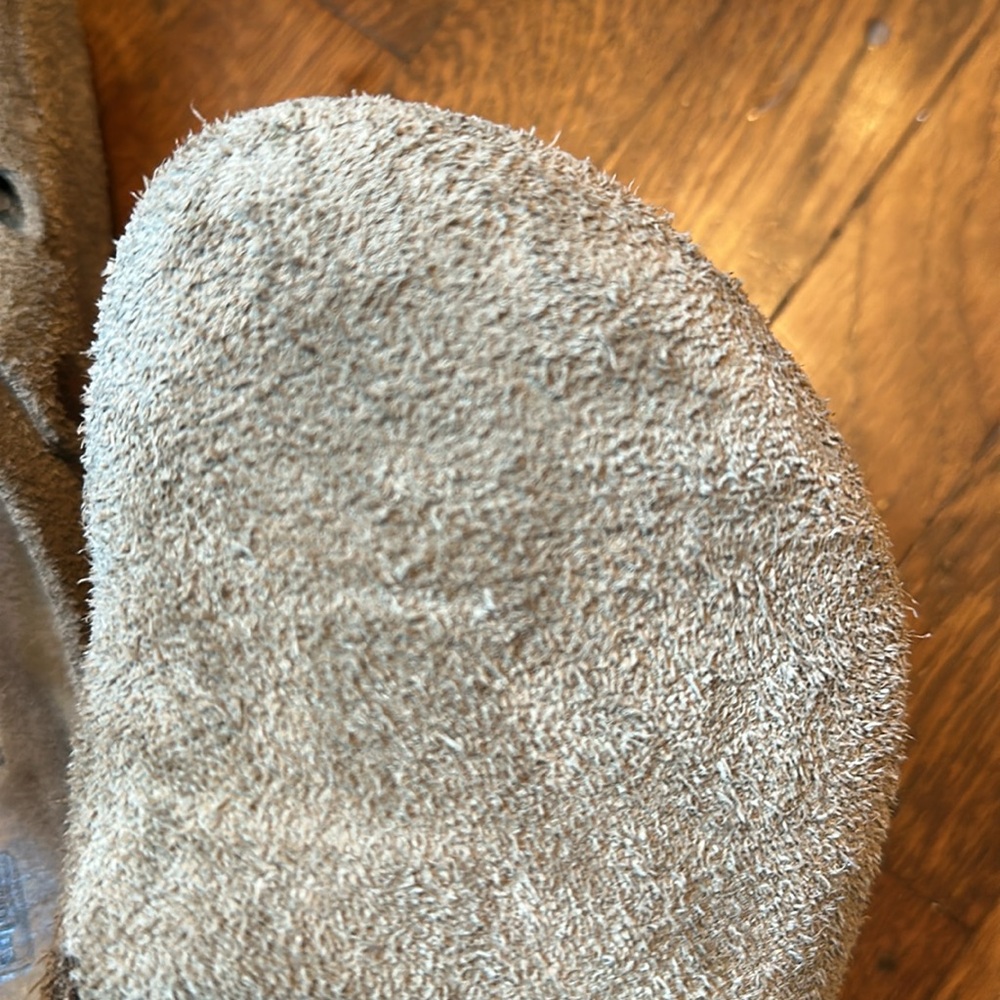 Birkenstock Boston Taupe Suede Soft Footbed - Picture 3 of 9